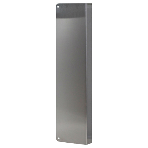 Don Jo 20B-S-CW Wrap Around Cover Plate Blank with Trim Screws 22 Gauge Stainless Steel 5 by 20 for 1-3/4 Door Satin Stainless Steel Finish 20B-S-CW