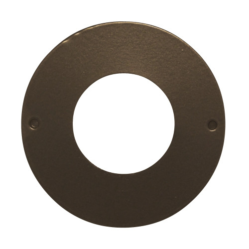 Don Jo CP-258-DU Cylinder Plate 2-5/8 Diameter Steel Indents at 3 and 9 o'clock to Prevent Collar from Shifting Dark Bronze Painted Finish