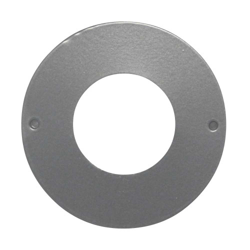 Don Jo CP-258-PC Cylinder Plate 2-5/8 Diameter Steel Indents at 3 and 9 o'clock to Prevent Collar from Shifting Primed for Painting CP-258-PC