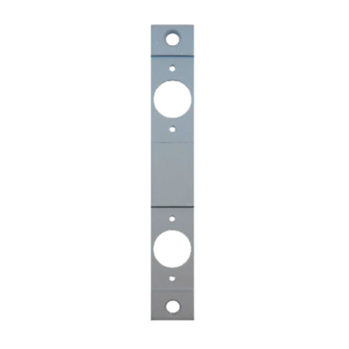 Don Jo CV-8624 Conversion Plate Mortise Lock 86 Cut Out to Two 161 Cylindrical Latches 8 by 1-1/4 Steel Primed for Painting CV-8624