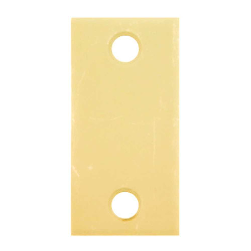 Don Jo EF-161-BP Latch Filler Plate 2-1/4 by 1-1/8 Bright Brass Plated Clear Coated Finish EF-161-BP