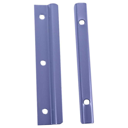 Don Jo ILP-206-SL Interlock Latch Protector for Inswinging Doors 14 Gauge Steel 6 Height for Cylindrical and Deadbolt Locks Aluminum Painted Finish ILP-206-SL
