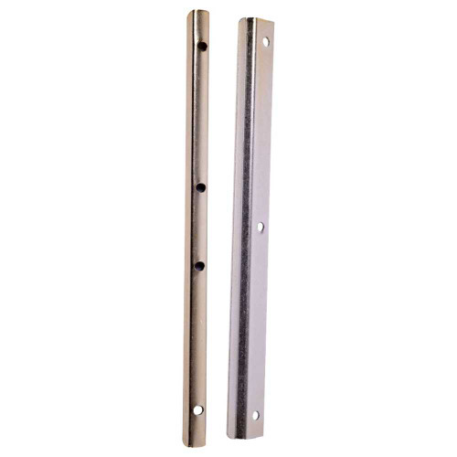 Don Jo ILP-212-BP Interlock Latch Protector for Inswinging Doors 14 Gauge Steel 12 Height for Mortise Locks Simplex 1000 Series Alarm Lock DL2500 DL2700 & DL3000 Card Access Systems etc Bright Brass Plated Clear Coated Finish ILP-212-BP