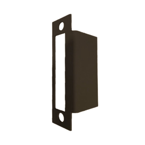 Don Jo MAF-261-DU Electric Strike Filler and Mortise Type Strike 4-7/8 by 1-1/4 13 Gauge Steel Single Long Cut-out Dark Bronze Painted Finish MAF-261-DU