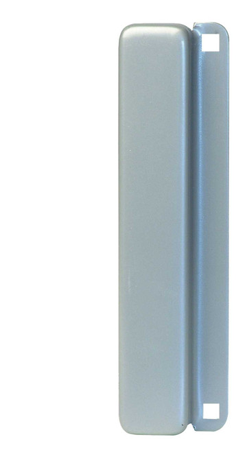 Don Jo MELP-210-EBF-SL Latch Protector for Outswinging Doors with Electric Strikes 2-5/8 by 10 12 Gauge Steel Furnished with Carriage Bolts and Sex Nuts Completely Encases the Keeper for Maximum Protection Aluminum Painted Finish MELP-210-EBF-SL