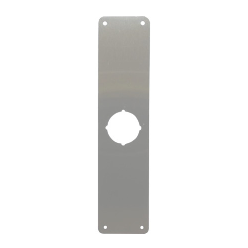 Don Jo RP-13515-630 Remodeler Plate 3-1/2 by 15 2-1/8 Centered Hole Satin Stainless Steel Finish