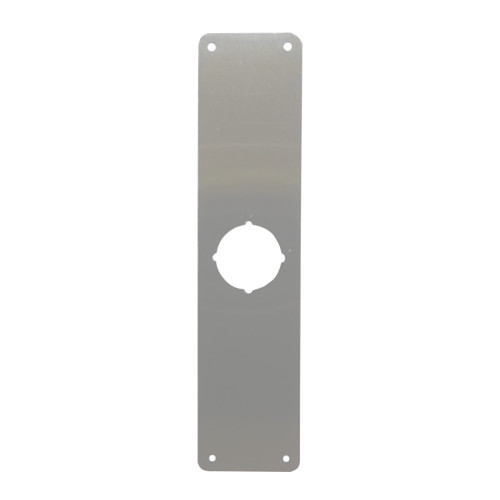 Don Jo RP-13515-630 Remodeler Plate 3-1/2 by 15 2-1/8 Centered Hole Satin Stainless Steel Finish RP-13515-630