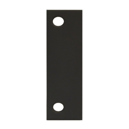 Don Jo SHF-45-DU Door Hinge Cut Out Filler Plate 4-1/2 by 1-1/2 Dark Bronze Painted Finish