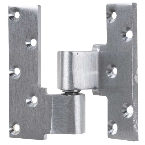Dorma 75240 LH 626 3/4 Full Mortise Offset Brass Left Hand Intermediate Pivot For Lead-Lined Doors 1-3/4 Thick Satin Chrome 75240 LH 626