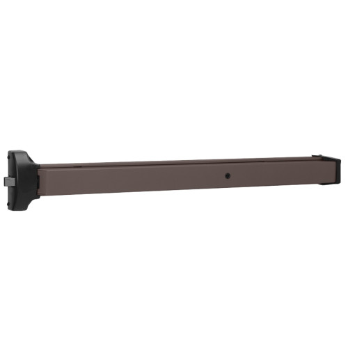 Dorma 8300B 695 Grade 1 Rim Exit Device Wide Stile Pushpad 36 In Non-Handed Dark Bronze Painted Finish 8300B 695