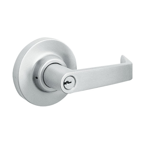 Dorma 8R08 689 Grade 1 Exit Trim Sectional R Lever KIL Cylinder 6-Pin Schlage C 83/8400 Series Aluminum Painted Finish