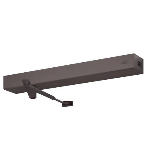 Dorma ED900 J8 SW 695 Grade 1 Low Energy Surface Mounted Electromechanical Door Operator Regular with Mechanical Stop Push Side Mounted Top Jamb Up to 48 Door Standard Width Cover 110 Deg Powered 180 Deg Manual Swing Dark Bronze Painted Finish ED900 J8 SW 695