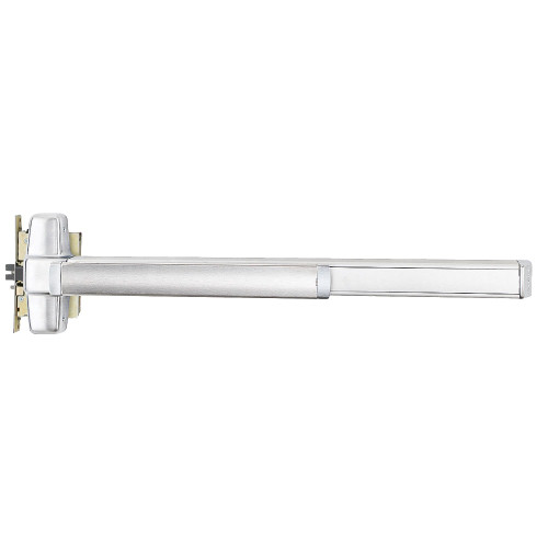Von Duprin 9875K-F 4 32D Grade 1 Fire Rated Mortise Exit Device Wide Stile Pushpad 48 Classroom Function Knob with Escutcheon Less Dogging Satin Stainless Steel Finish Non-Handed