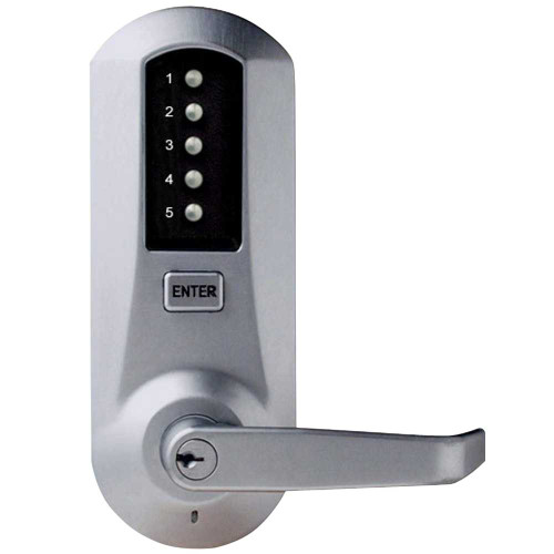 DormaKaba 5067XSWL-26D-41 Mortise Combination Lever Lock with Deadbolt and Lockout KIL Schlage C Keyway Satin Chrome 5067XSWL-26D-41