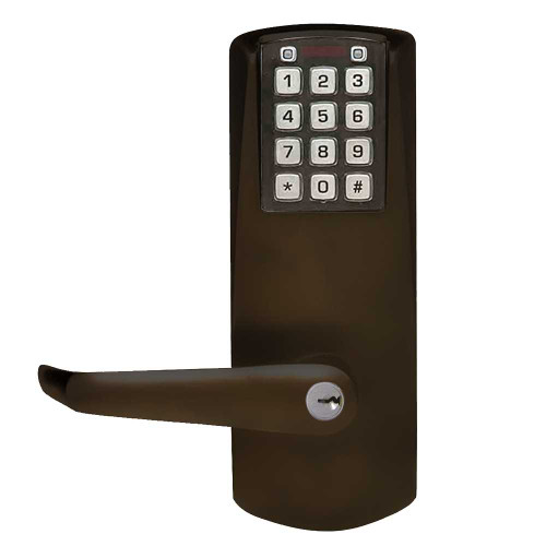 DormaKaba E2051XSLL-U13-41 E-Plex 2000 Cylindrical Lock with Privacy 100 Access Codes 1000 Audit Events 2-3/4 Backset 1/2 Throw KIL Schlage C Keyway Dark Bronze E2051XSLL-U13-41