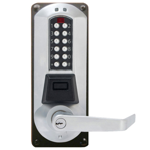 DormaKaba E5786XSWL-626-41 E-Plex Entry/Egress Back to Back Mortise Prox Lock 3000 Access Codes 30000 Audit Events KIL Schlage C Keyway Satin Chrome