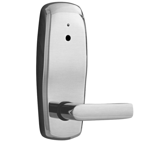 DormaKaba Multihousing RM1100G-26D InSync Battery Operated ASM Mortise Lock Auto Deadbolt Unit Gala Lever Right Hand Satin Chrome