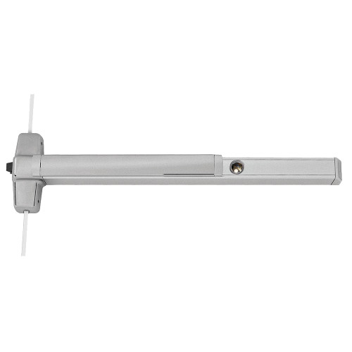 Von Duprin CD9857K 3 26D Grade 1 3 Point Exit Bar 36 Device 84 Door Height Classroom Function Knob with Escutcheon Cylinder Dogging Less Cylinder Satin Chrome Finish Field Reversible