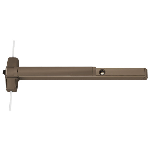 Von Duprin CD9857L-06 4 US10B RHR Grade 1 3 Point Exit Bar 48 Device 84 Door Height Classroom Function 06 Lever with Escutcheon Cylinder Dogging Less Cylinder Dark Oxidized Satin Bronze Oil Rubbed Finish Field Reversible CD9857L-06 4 US10B RHR