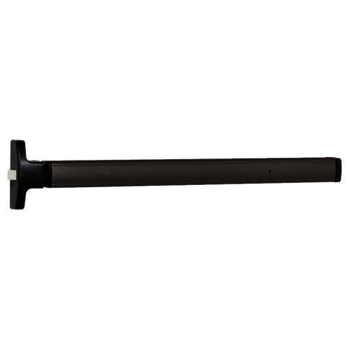 Falcon 1792NL-OP/HB-OP 42IN DC35 Grade 1 Rim Exit Device Narrow Stile Pushpad 42 Device Hex Key Dogging Night Latch Optional Pull Rim Cylinder Black Anodized Aluminum Finish Non-Handed 1792NL-OP/HB-OP 42IN DC35