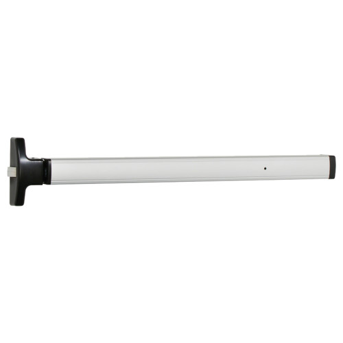 Falcon 1792NL-OP/HB-OP 48IN US28 Grade 1 Rim Exit Device Narrow Stile Pushpad 48 Device Hex Key Dogging Night Latch Optional Pull Rim Cylinder Satin Aluminum Clear Anodized Finish Non-Handed 1792NL-OP/HB-OP 48IN US28
