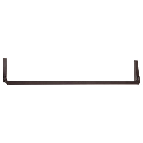 Falcon 1990EO 44IN P35 Concealed Vertical Rod Crossbar Exit Device 44 Exit Only Flat Black Coated 1990EO 44IN P35