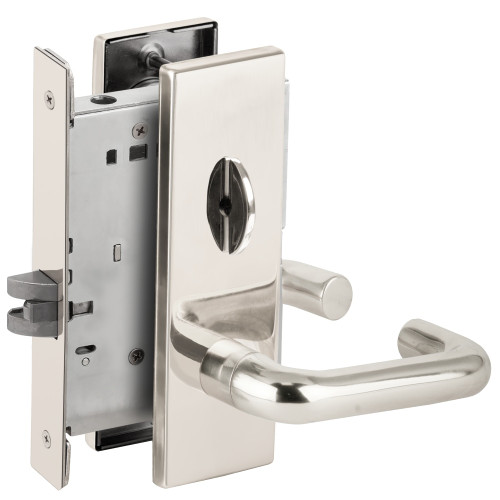 Schlage L9040 03N 625 Grade 1 Bed Bathroom Privacy Mortise Lock 03 Lever N Escutcheon Bright Chrome Finish Field Reversible