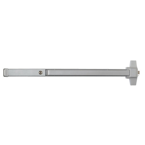 Falcon 20-R-EO SP28 4FT Grade 1 Rim Exit Device Wide Stile Pushpad 48 Device Aluminum Painted Finish Non-Handed 20-R-EO SP28 4FT