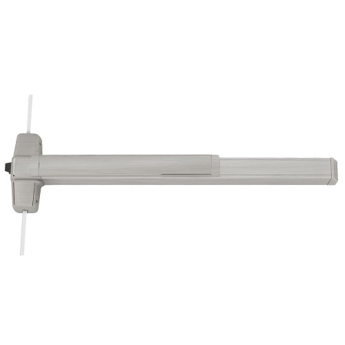 Von Duprin SS9857TP 4 26D LHR Grade 1 3 Point Exit Bar 48 Device 84 Door Height Classroom Function Thumbpiece Pull Signal Switch Less Dogging Emergency Exit Only Push to Open & Sound Alarm Touchbar Satin Chrome Finish Left Hand Reverse