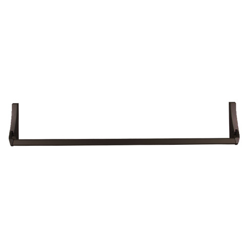 Falcon 2092NL-OP/HB-OP 44IN LHR P13 Rim Type Crossbar Exit Device 44 Night Latch/Hold Back Optional Pull with Rim Cylinder Only Dark Bronze Anodized Aluminum 2092NL-OP/HB-OP 44IN LHR P13