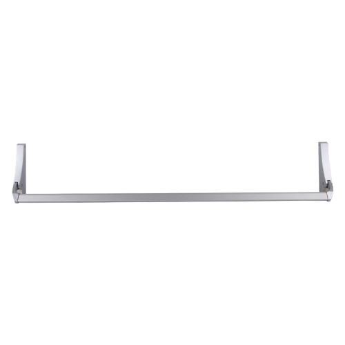 Falcon 2092NL-OP/HB-OP 44IN LHR P28 Rim Type Crossbar Exit Device 44 Night Latch/Hold Back Optional Pull with Rim Cylinder Only Satin Aluminum Clear Anodized 2092NL-OP/HB-OP 44IN LHR P28