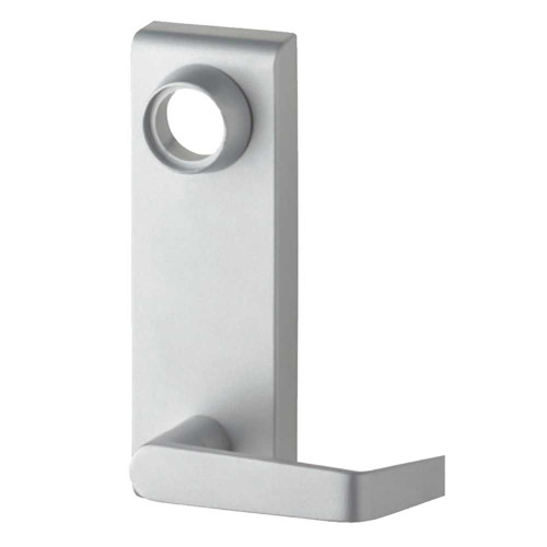 Falcon 212-L SP28 Grade 1 Exit Device Trim Escutcheon Entrance Lever Trim Non-Handed Aluminum Painted 212-L SP28