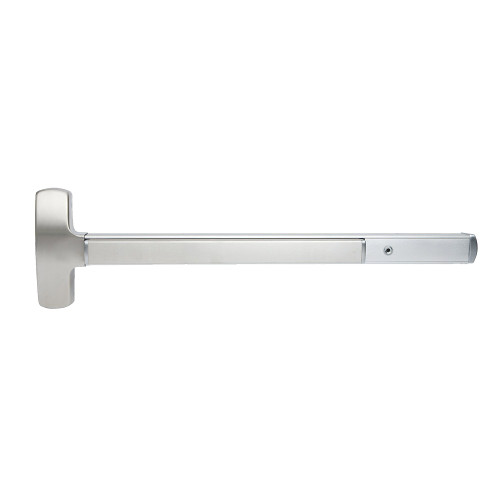 Falcon 25-M-NL-OP 3 32D RHR 25 Series Exit Device Mortise with Night Latch Optional Pull 3 Ft Device Satin Stainless Steel