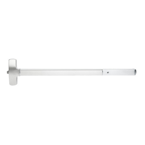 Falcon 25-R-EO 4 32 25 Series Exit Device Rim Exit Only 4 Ft Device Bright Stainless Steel