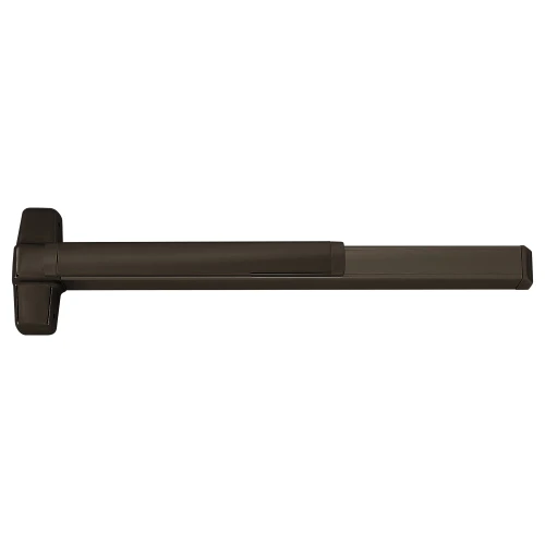 Von Duprin RXQEL9850WDCEO-F 3 313 Grade 1 Concealed Vertical Cable Exit Bar 36 Fire-Rated Device 72 to 84 Door Height Exit Only Motorized Latch Retraction Request to Exit Switch Less Dogging Dark Bronze Anodized Aluminum Finish Field Reversible RXQEL9850WDCEO-F 3 313