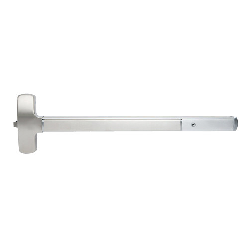 Falcon 25-R-NL-OP 3 32D 25 Series Exit Device Rim with Night Latch Optional Pull 3 Ft Device Satin Stainless Steel