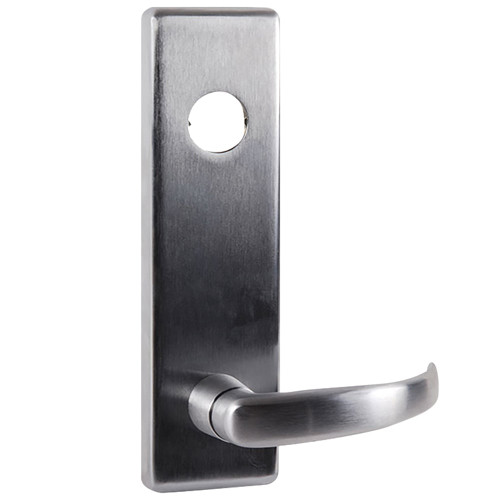 Falcon 510L-NL-S US10 25 Series Lever Trim Night Latch Function Sutro Lever Design Satin Bronze Clear Coated