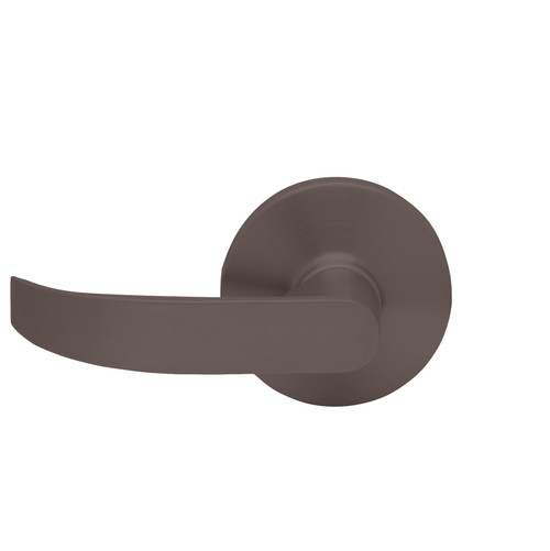 Falcon B12 Q 613 Grade 2 Cylindrical Lock Dummy Trim Function Non-Keyed Quantum Lever Standard Rose Dark Oxidized Satin Bronze Oil Rubbed Finish Non-handed B12 Q 613