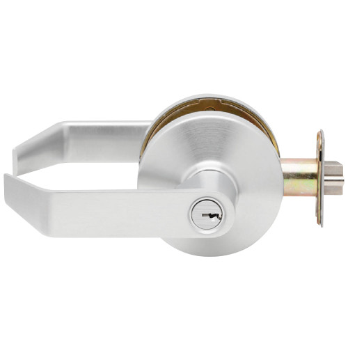 Falcon B341CP6D D 626 Grade 2 Cylindrical Lock Communicating Store Room Function Key in Lever Cylinder Dane Lever Standard Rose Satin Chrome Finish Non-handed Falcon B341CP6D D 626 Grade 2 Cylindrical Lock Communicating Store Room Function Key in Lever Cylinder Dane Lever Standard Rose Satin Chrome Finish Non-handed