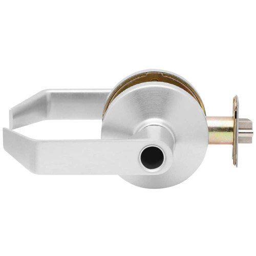 Falcon B511LD D 626 Grade 2 Cylindrical Lock Entry/Office Function Less Cylinder Dane Lever Standard Rose Satin Chrome Finish Non-handed B511LD D 626