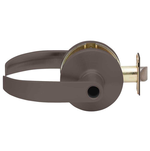 Falcon B511LD Q 613 Grade 2 Cylindrical Lock Entry/Office Function Less Cylinder Quantum Lever Standard Rose Dark Oxidized Satin Bronze Oil Rubbed Finish Non-handed B511LD Q 613