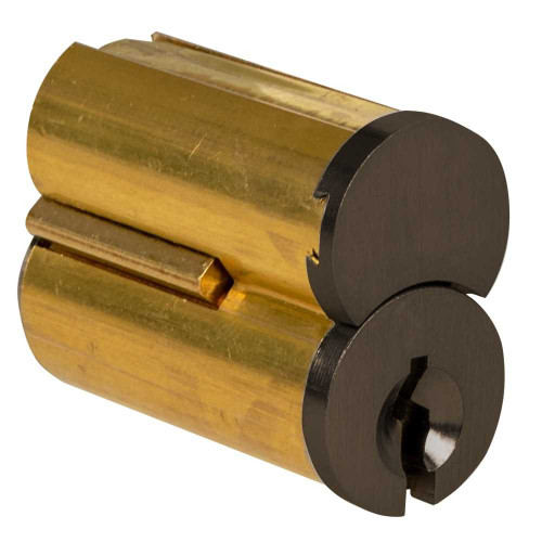 Falcon C649 A 613 SFIC 7-Pin Core 7-Pin A Keyway Uncombinated 0 Keys Dark Oxidized Satin Bronze Oil Rubbed Finish Non-Handed C649 A 613