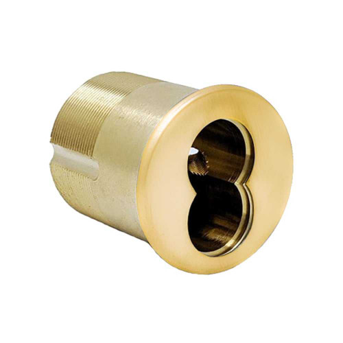 Falcon C987 605 1-3/8 SFIC Mortise Housing Falcon MA Cam 5621-IC 6 or 7 Pin Bright Brass Finish Non-Handed C987 605