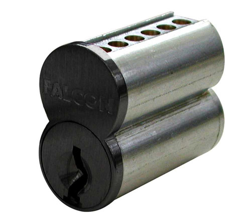 Falcon CB846 A 622 SFIC 6-Pin Core 6-Pin A Keyway Uncombinated 0 Keys Flat Black Coated Finish Non-Handed CB846 A 622