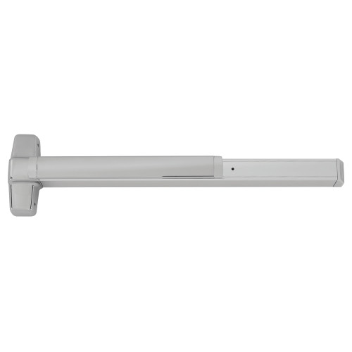 Von Duprin RX9850WDCK-NL 3 26D Grade 1 Concealed Vertical Cable Exit Bar 36 Device 72 to 84 Door Height Night Latch Function Knob with Escutcheon Request to Exit Switch Hex Dogging Satin Chrome Finish Field Reversible