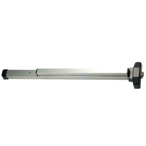 Falcon F-19-R-L-D SP28 3 LHR Grade 1 Fire Rated Rim Exit Device Dane Lever 36 Left-Hand Reverse Aluminum Painted F-19-R-L-D SP28 3 LHR