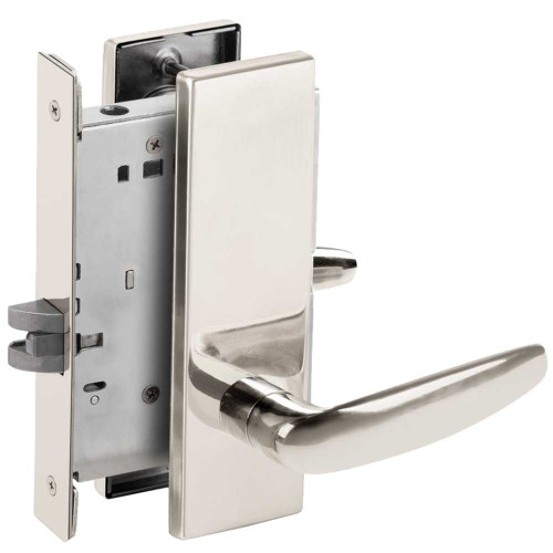 Schlage L9010 07N 625 Grade 1 Passage Latch Mortise Lock 07 Lever N Escutcheon Bright Chrome Finish Field Reversible L9010 07N 625