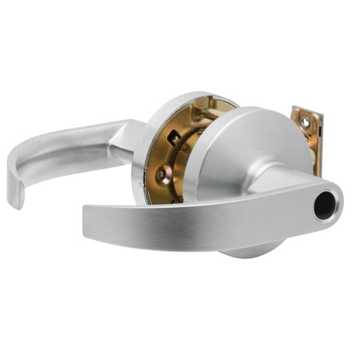 Falcon K561LD Q 626 Grade 1 Classroom Cylindrical Lock Quantum Lever Conventional Less Cylinder Satin Chrome Finish Non-handed K561LD Q 626