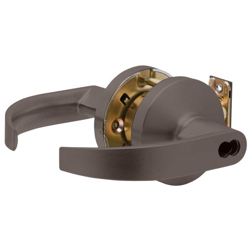 Falcon K581BD Q 613 Grade 1 Storeroom Cylindrical Lock Quantum Lever SFIC Less Core Oil-Rubbed Bronze Finish Non-handed K581BD Q 613