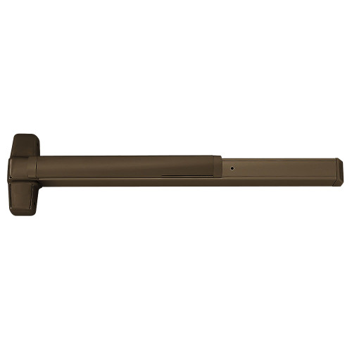 Von Duprin RX9849TP-F 3 313 Grade 1 Concealed Vertical Cable Exit Bar 36 Fire-rated Device 82 to 96 Door Height Classroom Function Thumbpiece Pull Request to Exit Switch Hex Dogging Dark Bronze Anodized Aluminum Finish Field Reversible